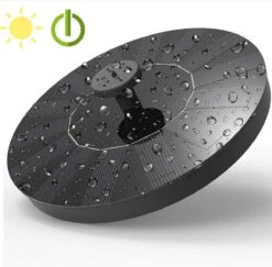 Solar Fontein Pomp - Zonne-energie - Tuin - Zwembad - Vijverdecoratie - Milieuvriendelijke Fontein - Vogelbad - 160mm