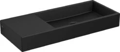Clou Mini Wash Me Fontein Zonder Kraangat 45x19x7 CmMat Zwart