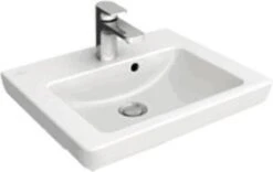 Villeroy & Boch Subway 2.0 Meubelfontein 45x37cm 1 Kraangat Met Overloop Ceramic+ Wit