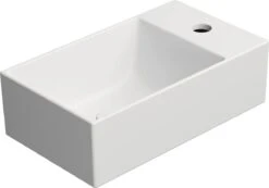 Ben Stelvio Fontein 40x23x12 Cm 1 Krg Rechts Mat Wit