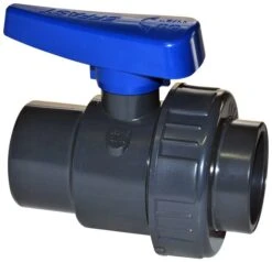 Kogelkraan PVC Lijm Met Enkele Wartel 40mm