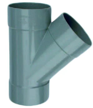 PVC T-Stuk 45° 3 X Mof 50mm Wavin
