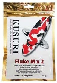Kusuri Fluke-M Tegen Huid- En Kieuwwormen (130 Gram)
